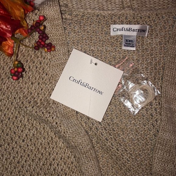 Croft & Barrow XXL Shrug BNWT - Picture 3 of 4